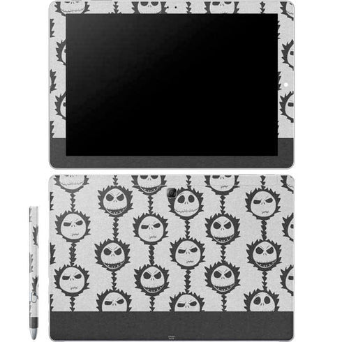 Disney The Nightmare Before Christmas Jack Skellington Face Expressions pattern Galaxy Book 12in Skin
